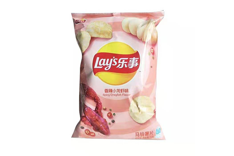 LAYS POTATO CHIPS SPICY CRAYFISH FLAVOR 40G